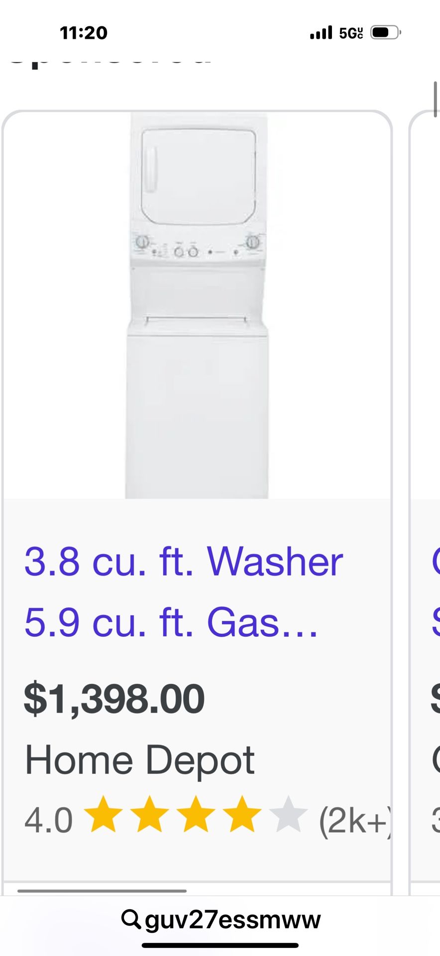 Washer Dryer Stacker