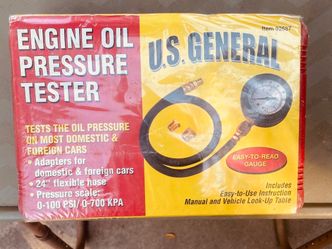 Oil pressure tester