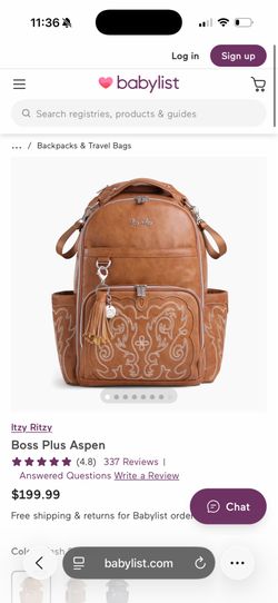Itzy Ritzy Boss Plus Diaper bag