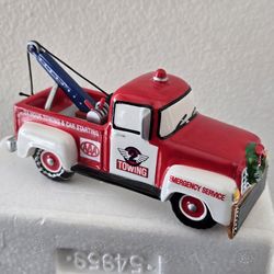 Dept 56 Christmas Original Snow Village Service Vehicle AAA Tow Truck Accessory