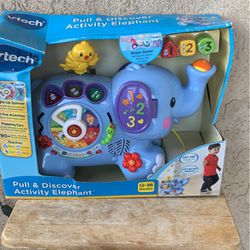 VTECH PULL & DISCOVER ACTIVITY ELEPHANT 12-36 MONTHS 