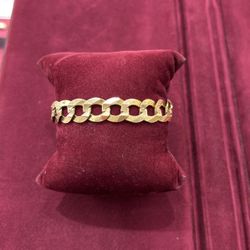 10k Gold Cuban Bracelet 