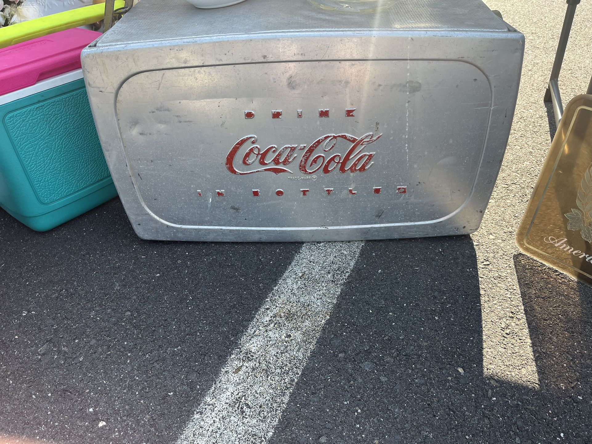 Vintage 1950 Coca-Cola cooler
