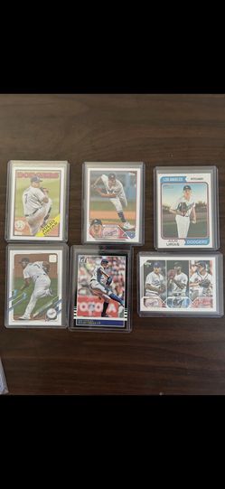 Dodgers Julio Urias (6) card lot