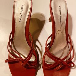 Red Slip-on Sandal