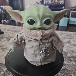 11-inch Grogu (Baby Yoda) plush toy by Mattel