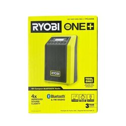 NEW RYOBI 18V ONE+ COMPACT BLUETOOTH RADIO/SPEAKER
