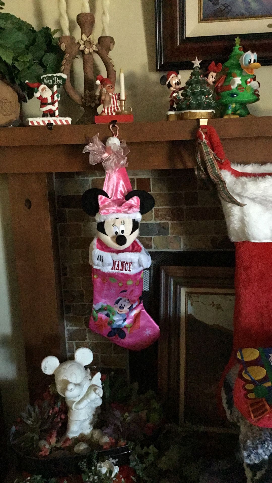 Disney Pink Minnie Mouse. Stocking