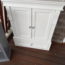 2 Wall Mount Bathroom Cabinet - $25 Each - $40 Both 