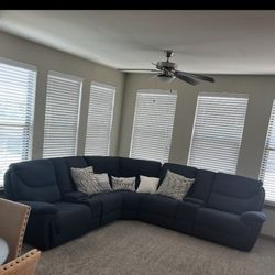 Blue Sectional Couch