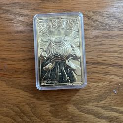 Poliwhirl Pokémon Gold Card