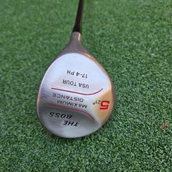 The Boss Maximum Distance 5-Wood - Grafalloy Ultralite Shaft - Golf Pride Grip