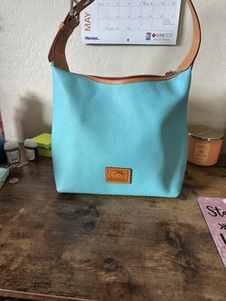 Turquoise Medium Like -New Dooney and Burke hobo Purse