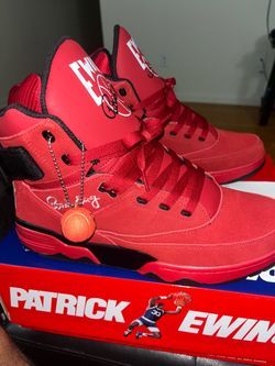 Patrick Ewing Athletics High-Top Sneakers Red