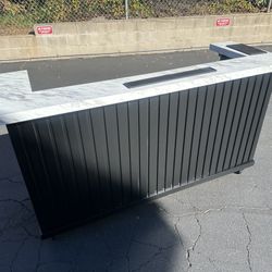 8 Piece Wooden Bar Build Sink And Mats Not Include 