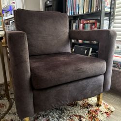 Armchair With Gold Accents 