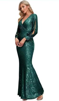 Vestido 👗 Elegante De Noche Xl - L Nuevo