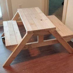 Custom Kids Picnic Table 