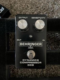 Behringer DC9 Dynamics compressor guitar pedal