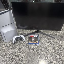 LG Ultra Gear Monitor 27in 165h /1MS PS5 console (Slim) 2k25 Game