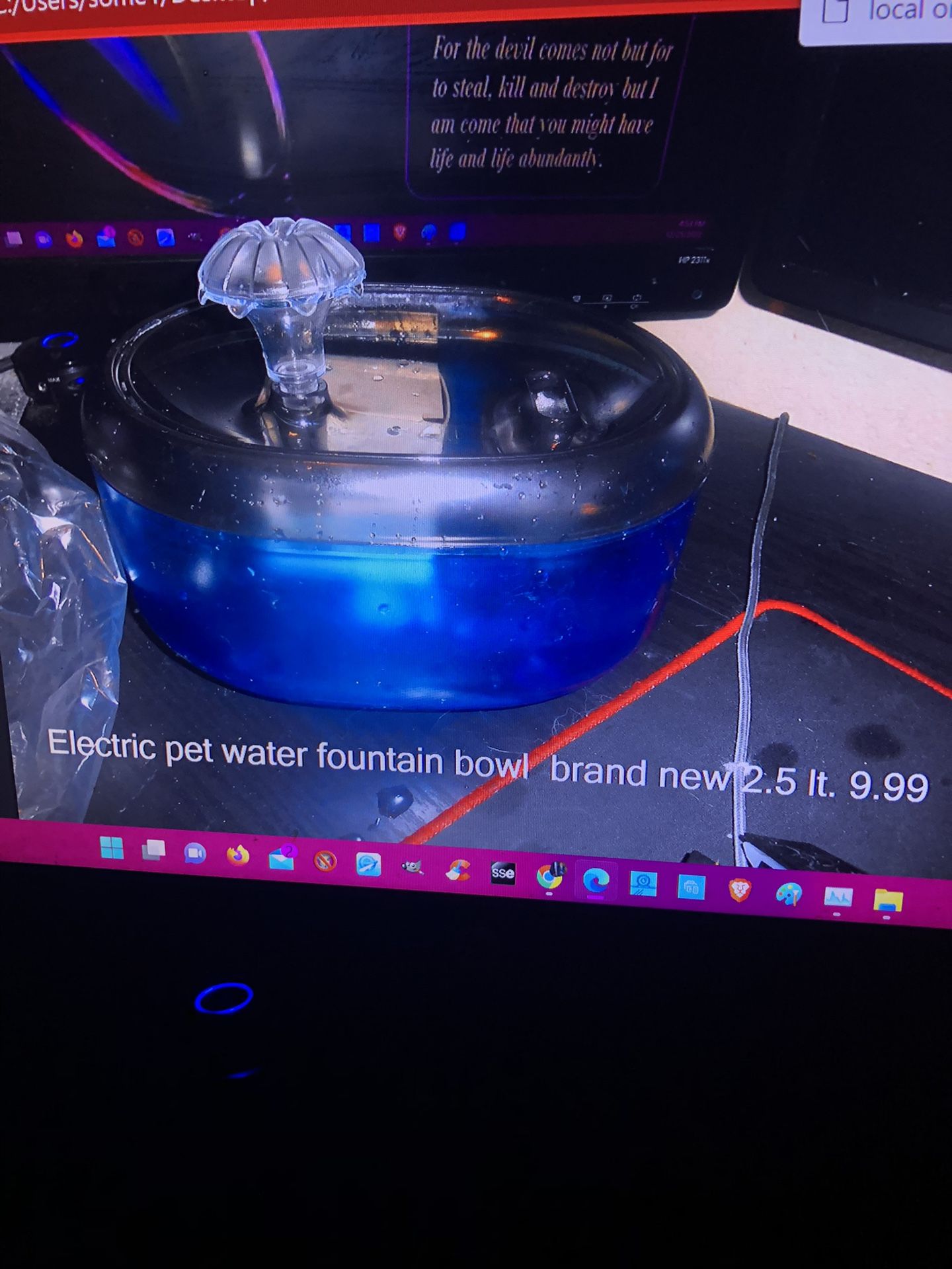 Electric Pet Drinking Bowl