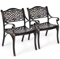 Outdoor Furniture Patio Chairs Brand New Set Of 2