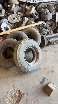 Mobile home tire and rims