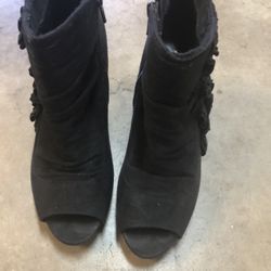 Aldo Black Booties. Very Cute! Good Condition.  Size 7.5 