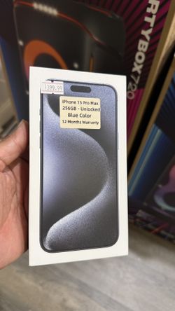 New Sealed - Unlocked iPhone 15 Pro Max -  Financing Available 