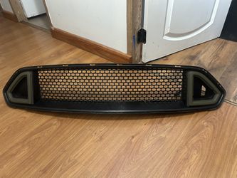 Front Grille For A Mustang With Led