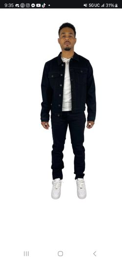 Jean Jacket Set- BLACK