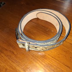 Genuine Lizard Belt