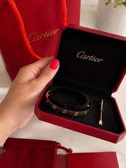 Cartier Red Velvet Jewelry Box