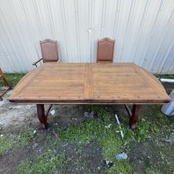 Oak Table And chairs 