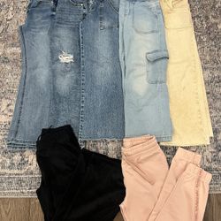 Girls Jeans Bundle 6/7
