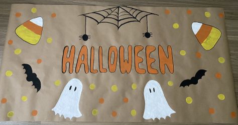 Halloween Banner Handmade