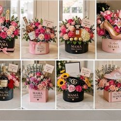 Decal Para Cajas De Flores 