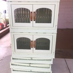 Stackable Storage Bins, Set 5 Tier,8.4 Gal Collapsible Bin for Closet Organizer,Clothes