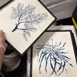 Kim Ship Floral Art Set Of 4
