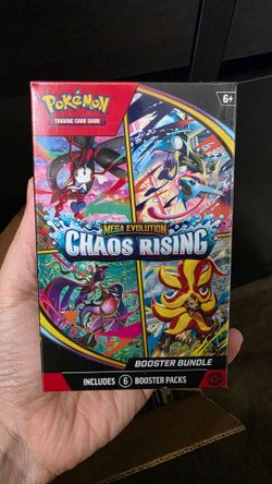 Pokémon TCG Mega Evolution Chaos Rising Booster Bundles!