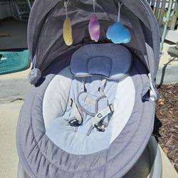Nova Baby Swing/Lounge Chair by Jool Baby with Bluetooth and Remote 