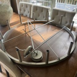 Wagon Wheel Chandelier 