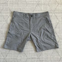 Mountain HardWear Men’s Grey Outdoors Camping Hiking Nylon Shorts