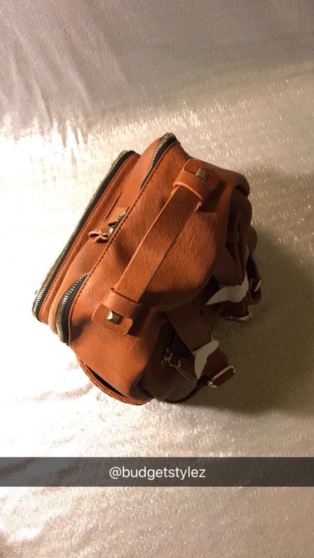 Madison West Leather Backpack