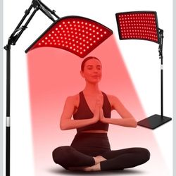 Red Light Therapy for Face and Body, Red Infrared Light Therapy Lamp with Stand Led 660nm Red Light-Therapy& 850nm Infrared Light Device for Body