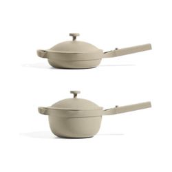 Our Place Mini Home Cook Duo - 8.5" Always Pan & Small Perfect Pot Bundle | Multi-Functional Cookware Set Replaces 18 Pieces | Steam