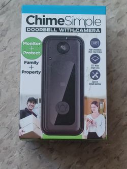 DOOR CHIME CAMERA BELL,NEW NEVER USE ONLY PICK UP 
