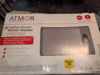 Tankless water hot water heater