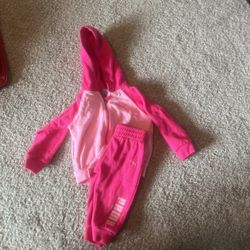 Girls Pink Pima Outfit 3-6 Months 