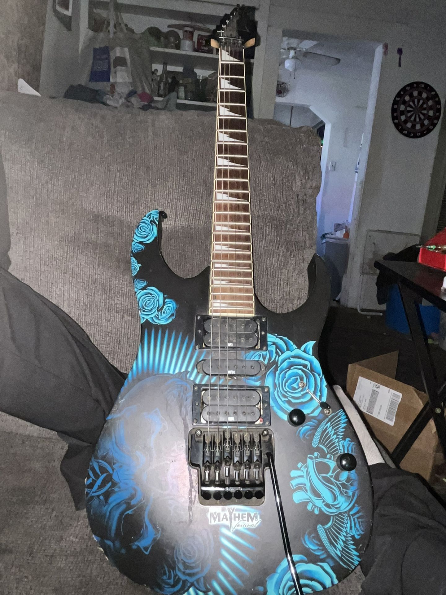 2008 Mayhem Festival Rockstar Energy Promo Guitar(2007 RG370DX)